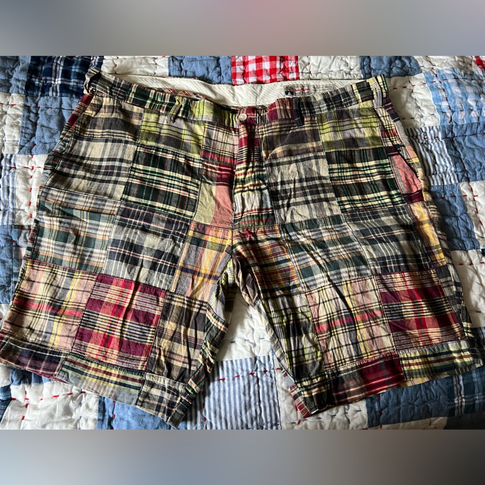 Ralph Lauren Indian Patchwork Madras Shorts Men’s 42.